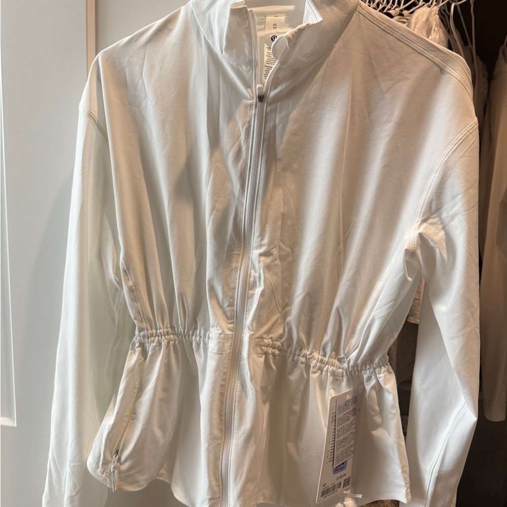 UV-Protective Cinch-Waist Running Jacket